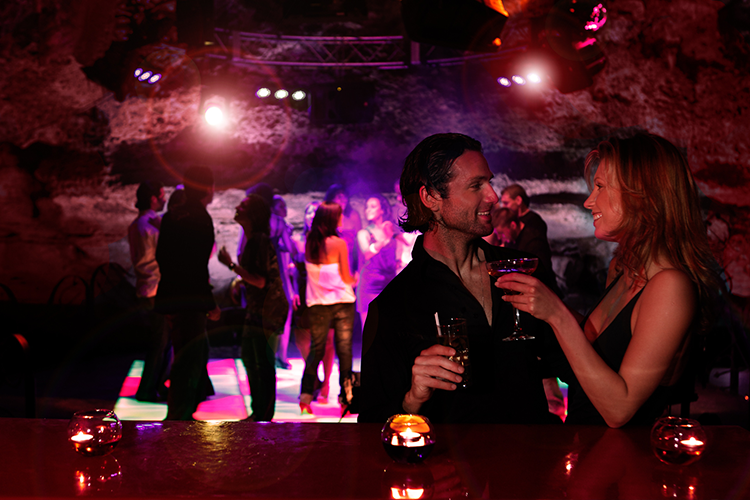 Imagine Cave Night Club VIP table in Punta Cana